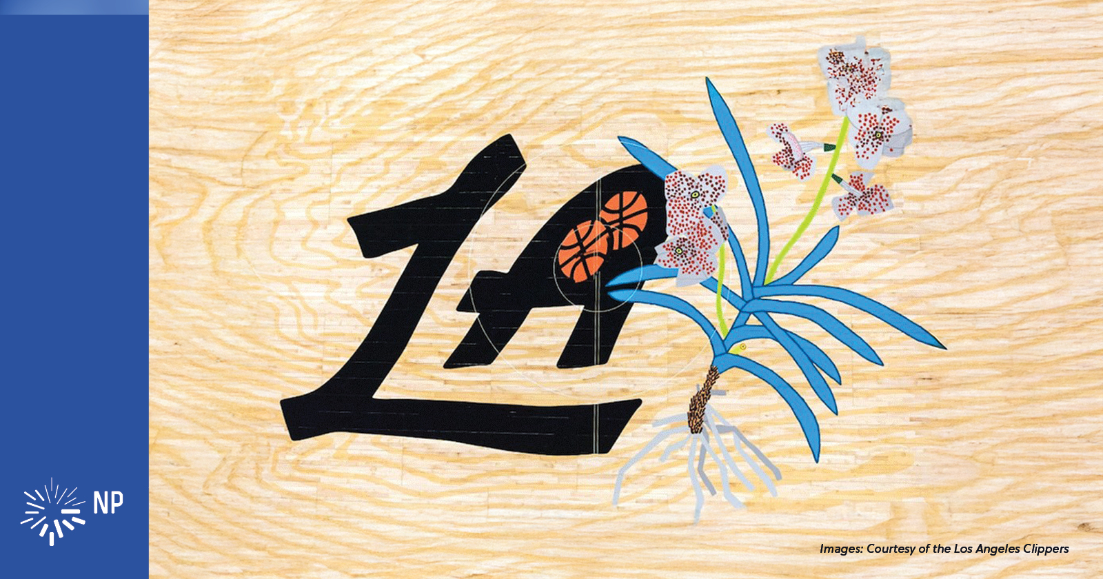 Artist Jonas Wood teams up with the LA Clippers basketball team