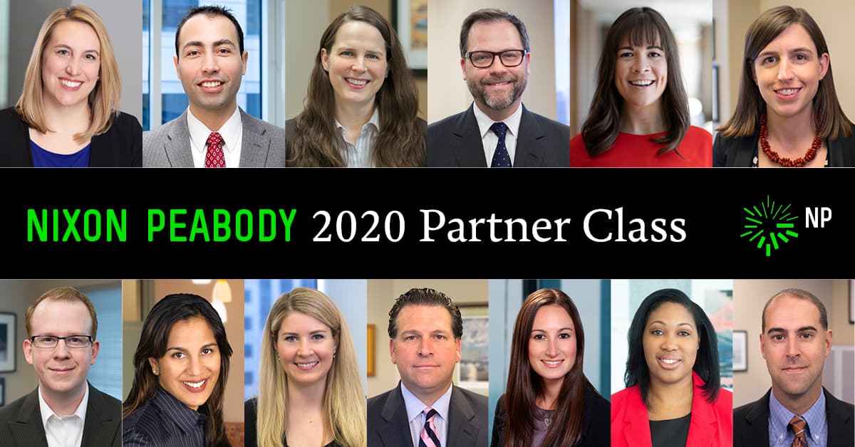 Thirteen Nixon Peabody attorneys promoted to partner Nixon Peabody LLP