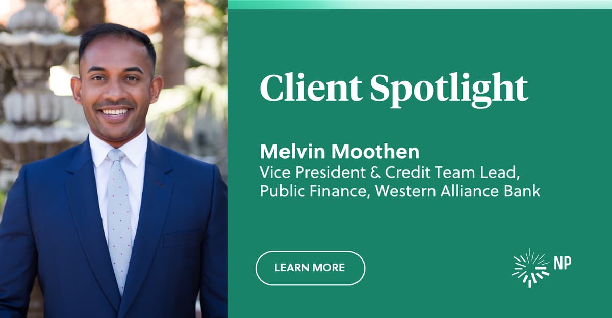 Melvin Moothen, Vice President & Credit Team Lead for the Public