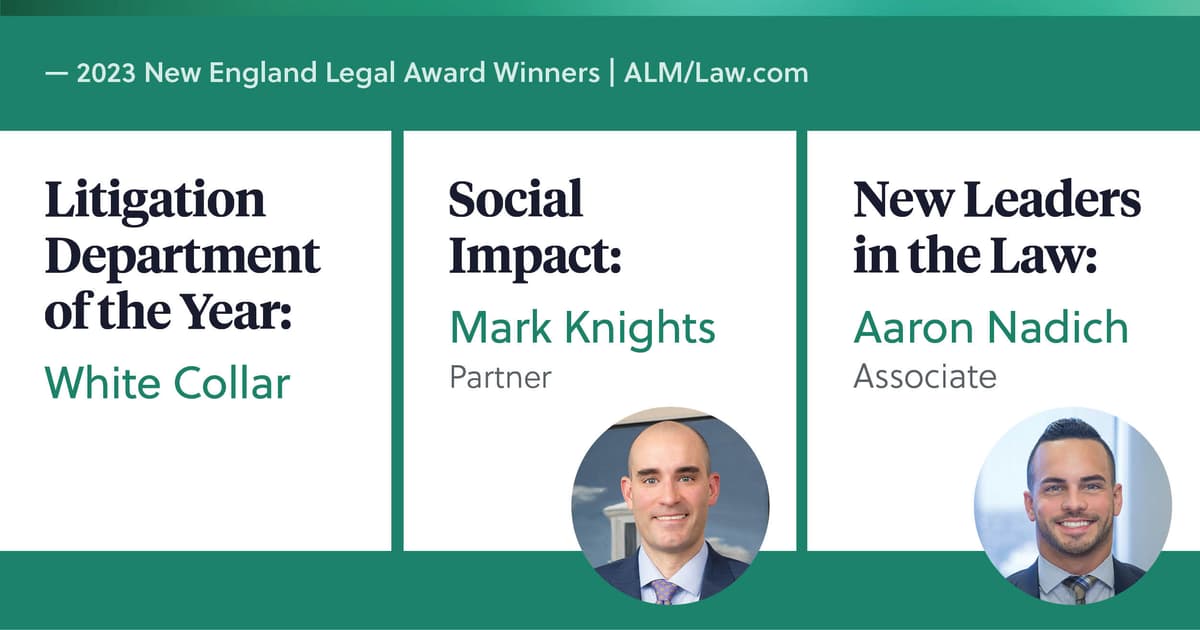 Nixon Peabody's Aaron Nadich, Mark Knights among 2023 New